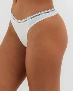 Intimates & Sleepwear*Calvin Klein Modern Logo Thong White