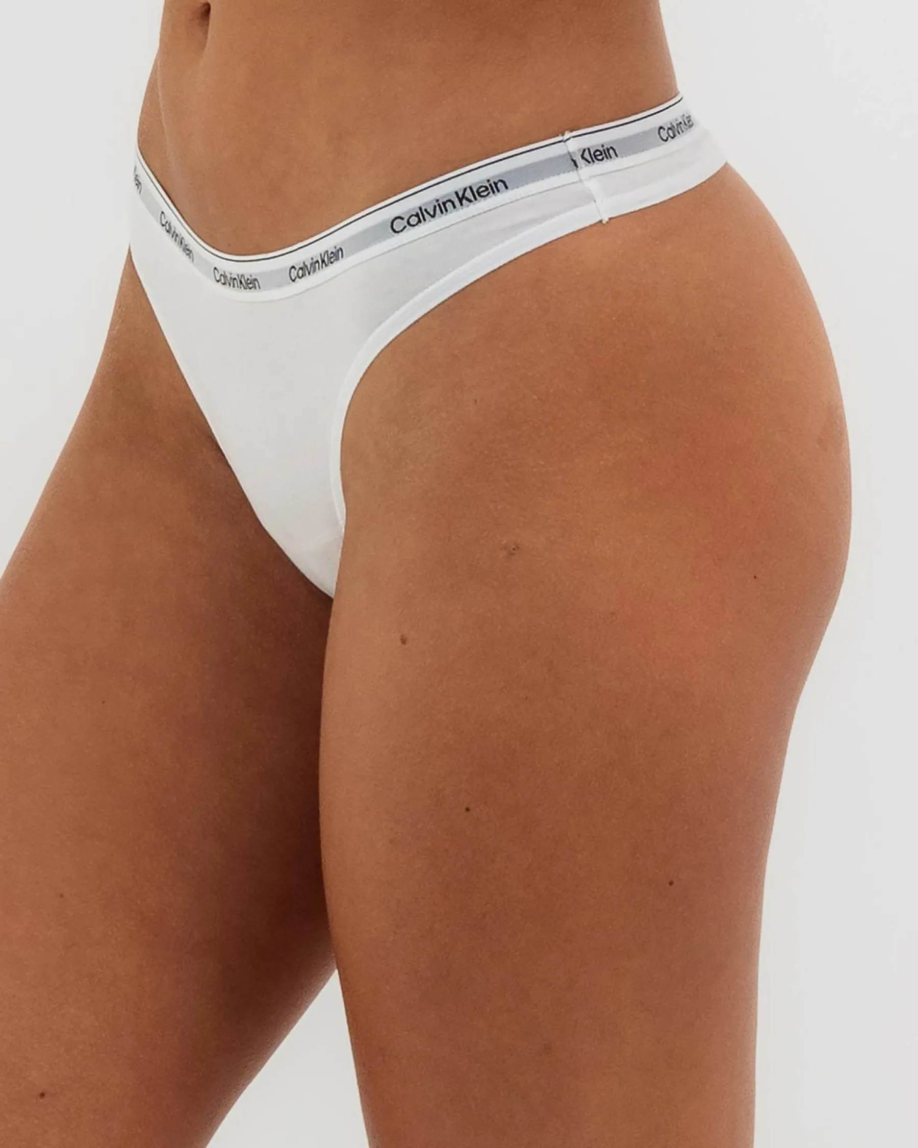 Intimates & Sleepwear*Calvin Klein Modern Logo Thong White