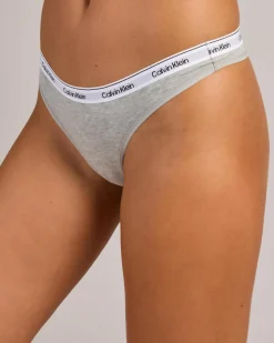 Intimates & Sleepwear*Calvin Klein Underwear Modern Logo Thong Grey Heather