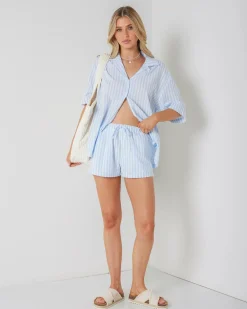 Discount Molly Stripe Shorts Women Bottoms