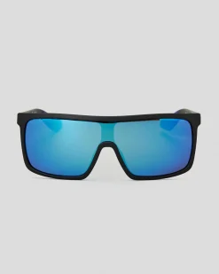 Sunglasses*Dragon Alliance Momentum Polarised Sunglasses Matte Black / Blue Ion Polar