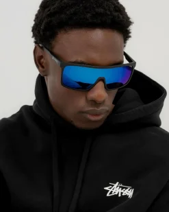 Sunglasses*Dragon Alliance Momentum Polarised Sunglasses Matte Black / Blue Ion Polar