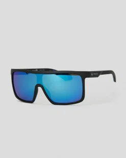 Sunglasses*Dragon Alliance Momentum Polarised Sunglasses Matte Black / Blue Ion Polar