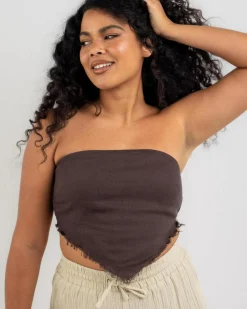 Outlet Mona Dallis Tube Top Women Sets|Linen Blend
