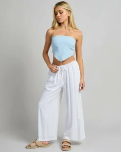 Outlet Mona Dallis Tube Top Women Sets|Linen Blend
