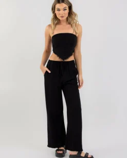 Hot Mona Dallis Tube Top Women Sets|Linen Blend