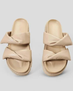 Slides*Ava And Ever Monaco Slide Sandals Almond