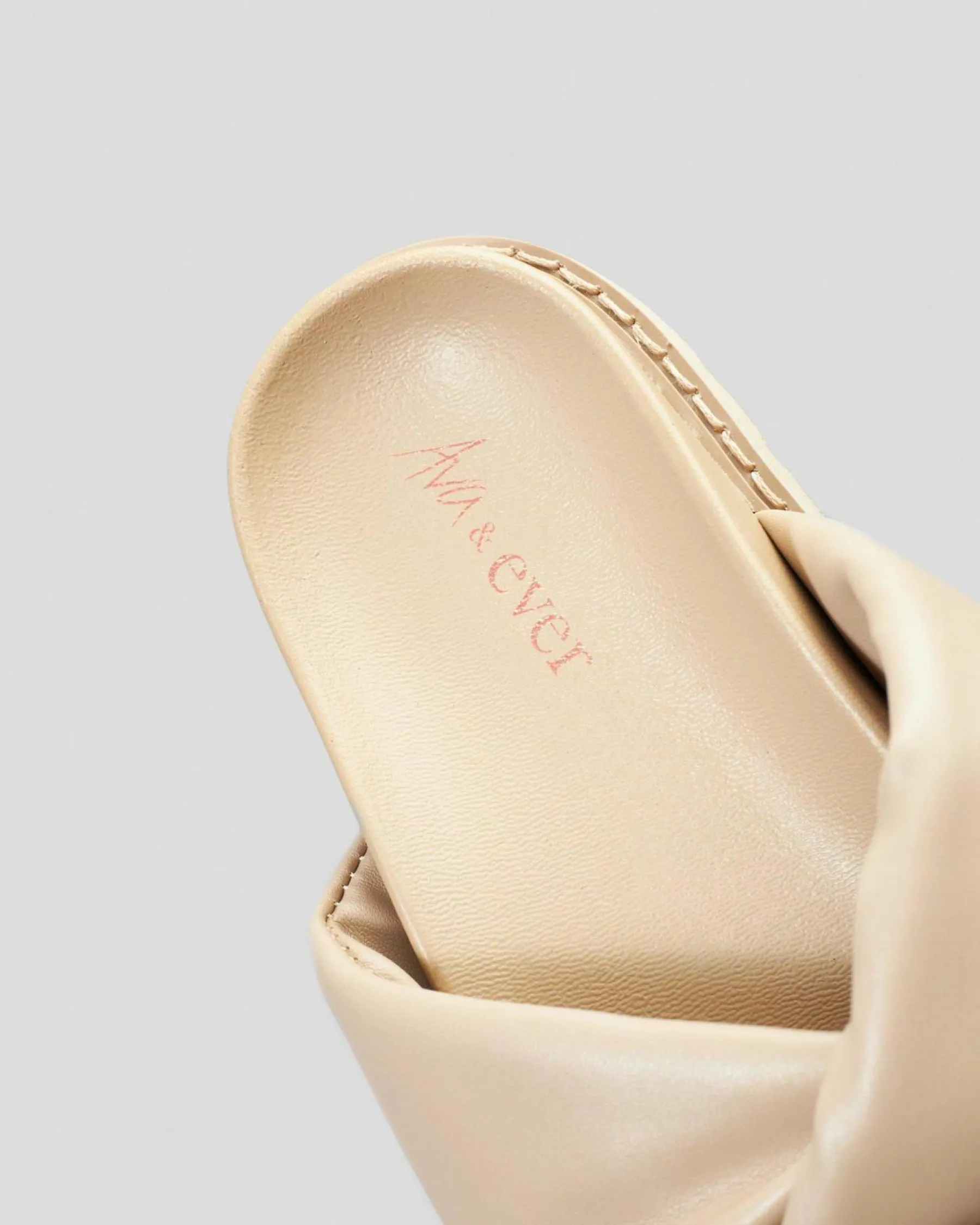 Slides*Ava And Ever Monaco Slide Sandals Almond
