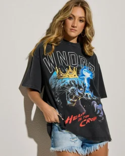 New Monarch Heavy Weight T-Shirt Women Tops