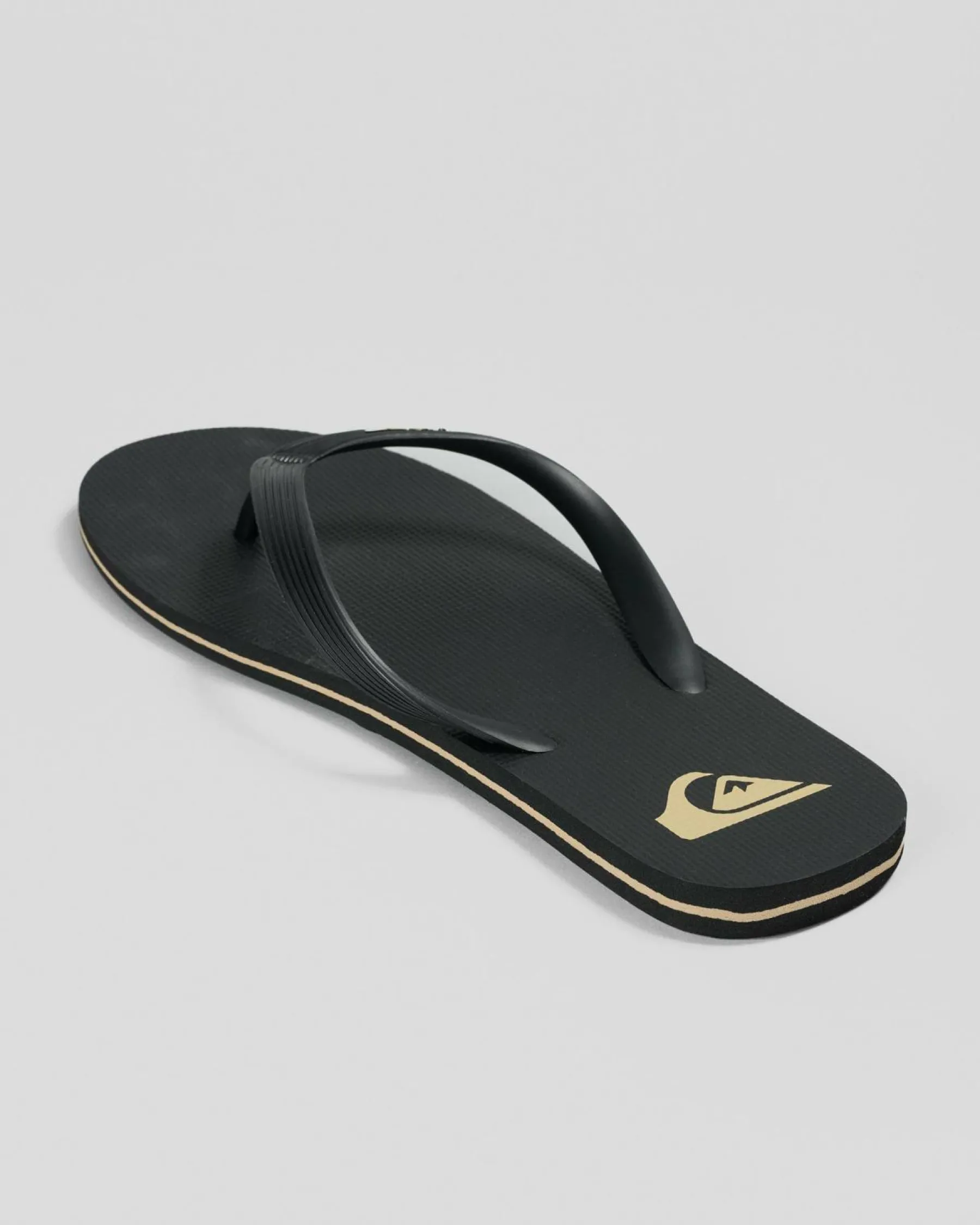 Flip Flops & Sandals*Quiksilver Moncata Core thongs Black/tan