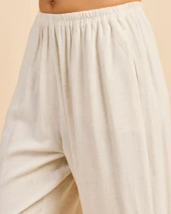 Online Moni Dallis Pants Women Sets|Linen Blend