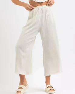 Sets|Linen Blend*Mooloola Moni Dallis Pants Natural S+p