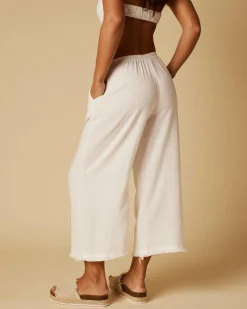 Sets|Linen Blend*Mooloola Moni Dallis Pants White