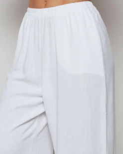 Sets|Linen Blend*Mooloola Moni Dallis Pants White