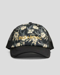 New Moon Bloom Trucker Cap Women Headwear