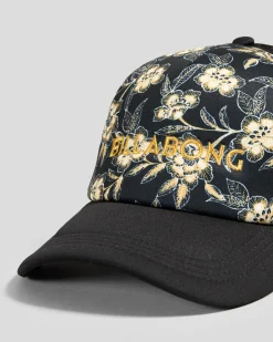New Moon Bloom Trucker Cap Women Headwear
