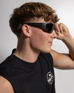 Sunglasses*Carve Moray Polarised Sunglasses Matte Black / Grey
