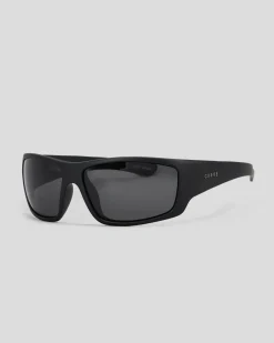 Sunglasses*Carve Moray Polarised Sunglasses Matte Black / Grey