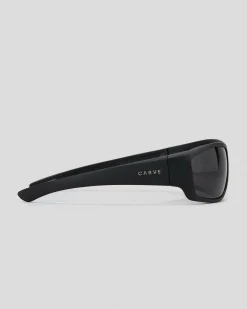 Sunglasses*Carve Moray Polarised Sunglasses Matte Black / Grey