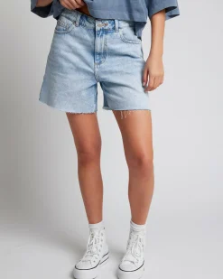 Bottoms*Roxy Morning Splendour Denim Shorts Glacier
