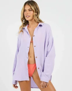 Online Morning Time Long Sleeve Shirt Women Tops