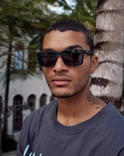 Sunglasses*Liive Moto Polarised Sunglasses Matte Black