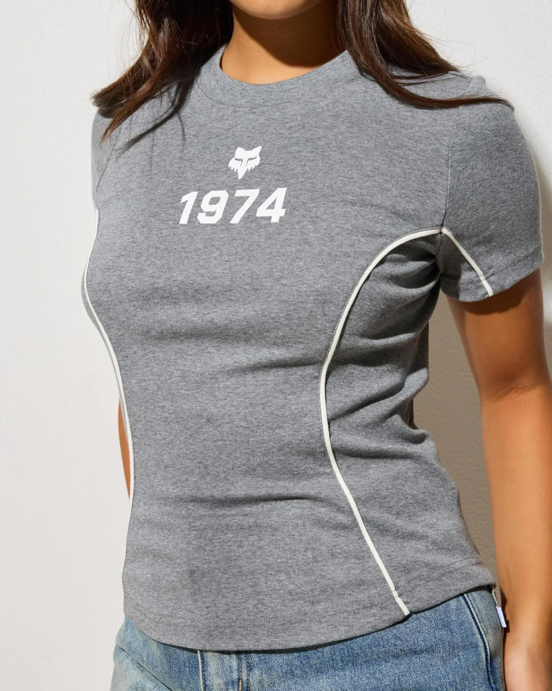 Outlet Moto-X Fitted T-Shirt Women Tops