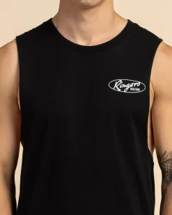 Tops & T-Shirts*Ringers Western Mud Sweat Beers Muscle Tank Black