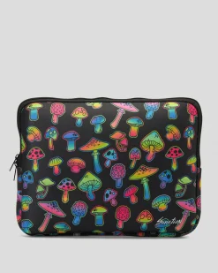 Travel Accessories*Sanction Mushroom Magic 14" Laptop Sleeve Black/multi