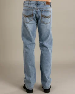 Denim|Shorts & Bottoms*Ringers Western Muster Slim Straight Jeans Light Wash Blue