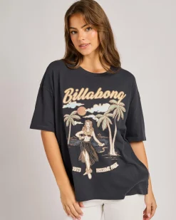 Tops*Billabong My Sunny Girl T-Shirt Off Black