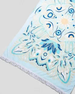 Beach Accessories & Towels*Topanga Mystical Beach Towel Blue