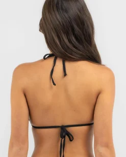 Bikinis*Kaiami Nadia Triangle Bikini Top Black