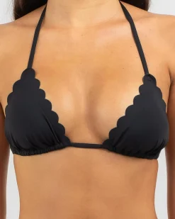 Bikinis*Kaiami Nadia Triangle Bikini Top Black