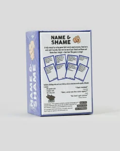 New Name & Shame Card Game Women Gifts & Novelty|Gifts & Novelty