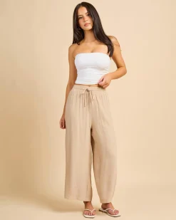 Bottoms*Mooloola Napali Pants Latte