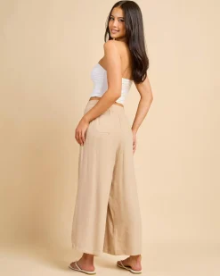 Bottoms*Mooloola Napali Pants Latte