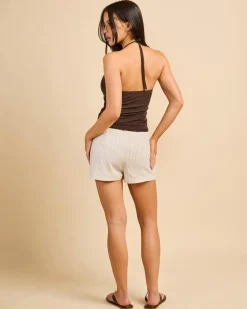 Linen Blend|Bottoms*Mooloola Nara Skort Beige