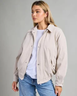 Jackets & Coats*Ava And Ever Nash Cord Jacket Sand