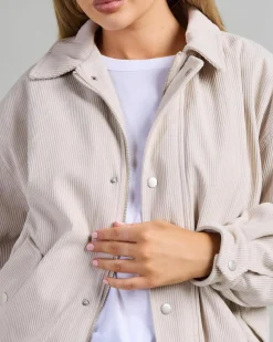 Jackets & Coats*Ava And Ever Nash Cord Jacket Sand