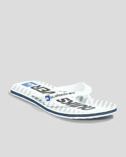 Flip Flops & Sandals*Quiksilver Natas Thongs White/white/black
