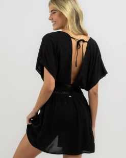 Beach Covers & Overswim*Topanga Natasha Beach Cover Black