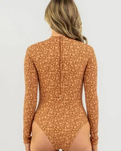 Sale Nazare Paisley Long Sleeve Surfsuit Women Surf|Wetsuits & Surfsuits