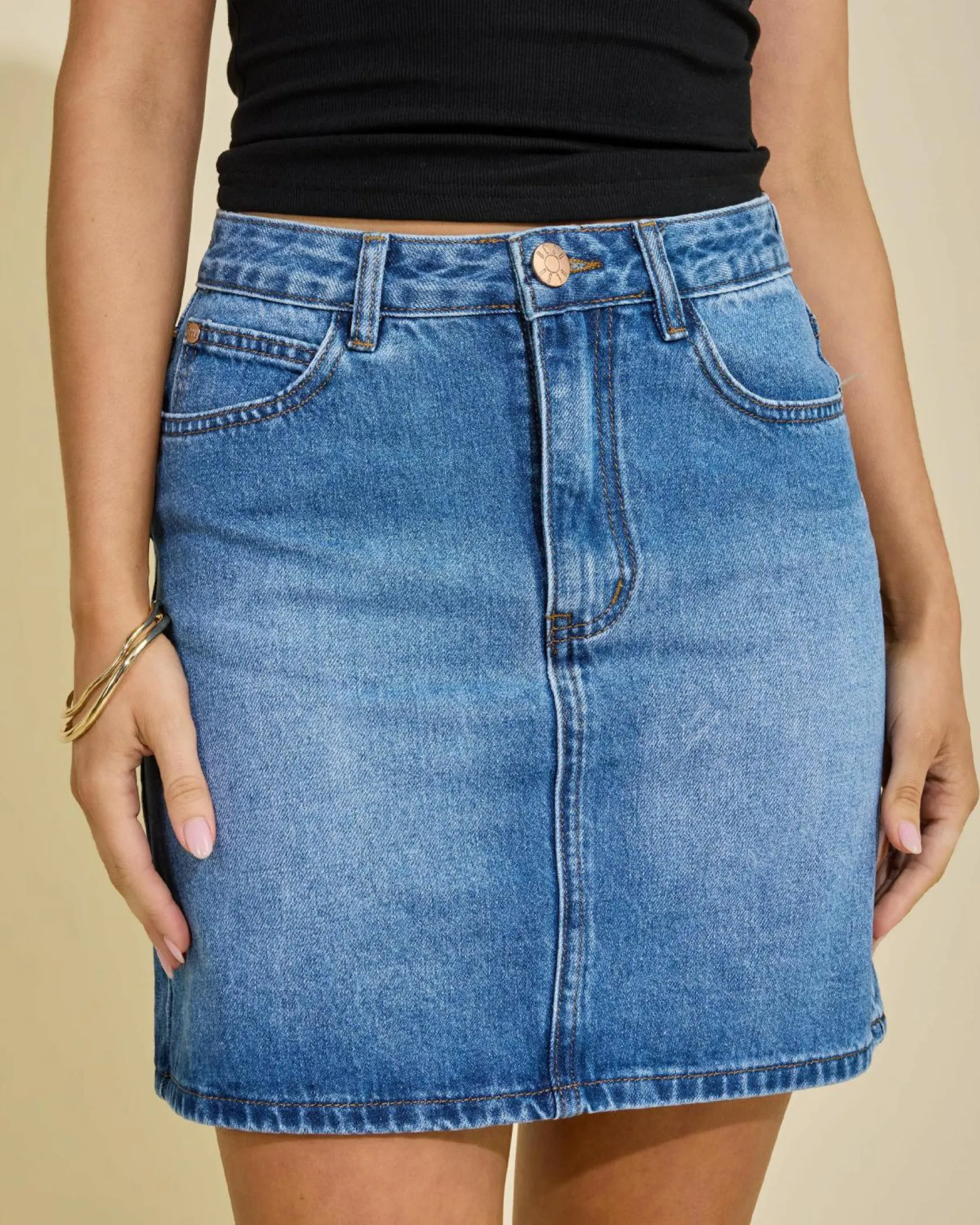 Clearance Nellie Denim Skirt Women Denim|Bottoms