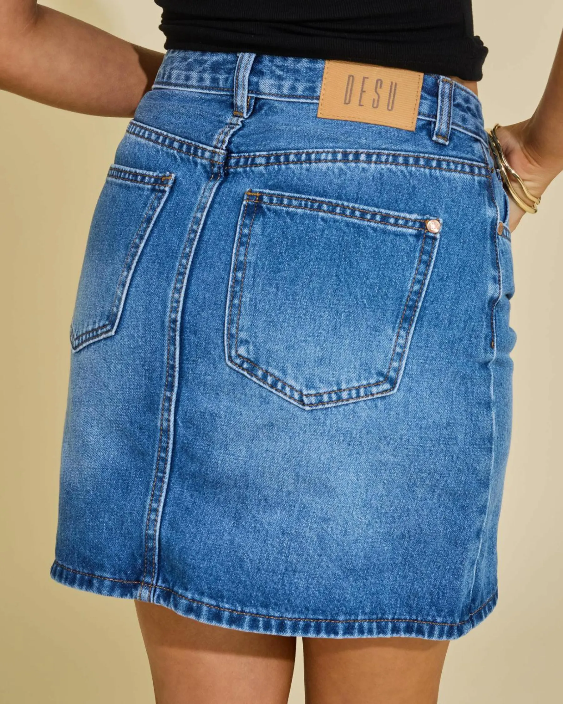 Clearance Nellie Denim Skirt Women Denim|Bottoms