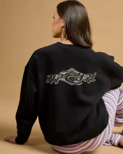 Discount Neon Diamond Heritage Crewneck Sweatshirt Women Jumpers & Hoodies