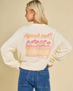 New Neon Isles Crewneck Sweatshirt Women Jumpers & Hoodies