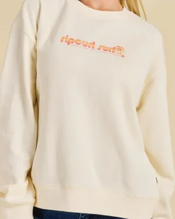 New Neon Isles Crewneck Sweatshirt Women Jumpers & Hoodies