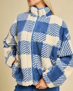 Jackets & Coats*Rip Curl Neon Isles Jacket Blue Grey