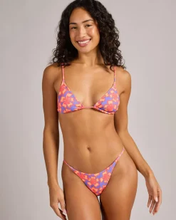 Discount Neon Isles Sliding Triangle Bikini Top Women Bikinis